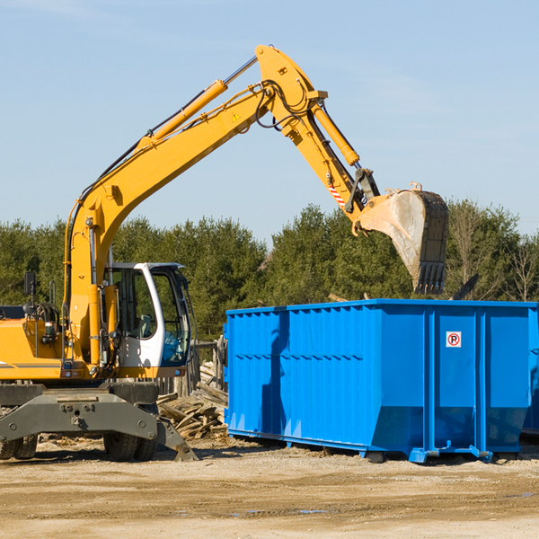 are there any restrictions on where a residential dumpster can be placed in Antler ND